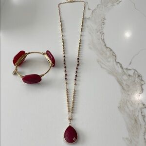 Necklace and bracelet